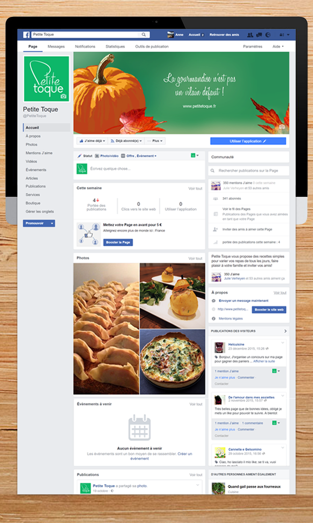 Petite Toque Facebook