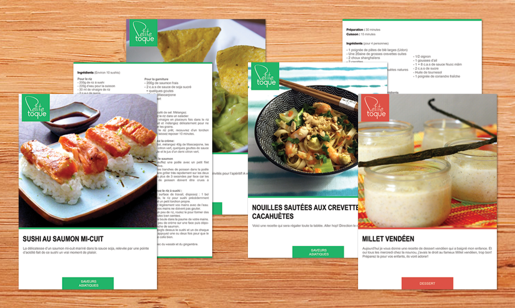 Petite Toque fiches recette