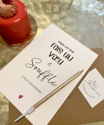 Carte "Joyeux Anniversaire"