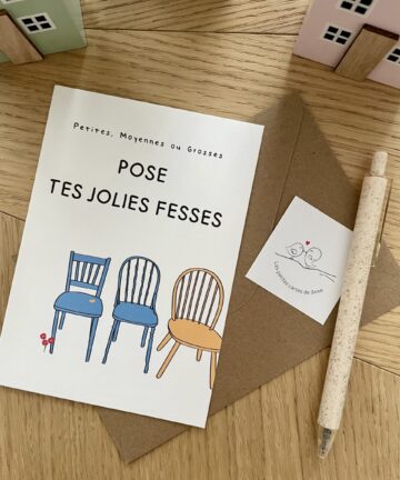 Carte "Jolies fesses"