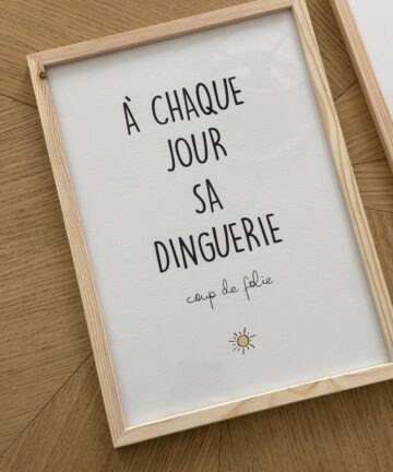 Affiche "Dinguerie"