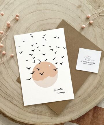 Carte "Envolée rêveuse"