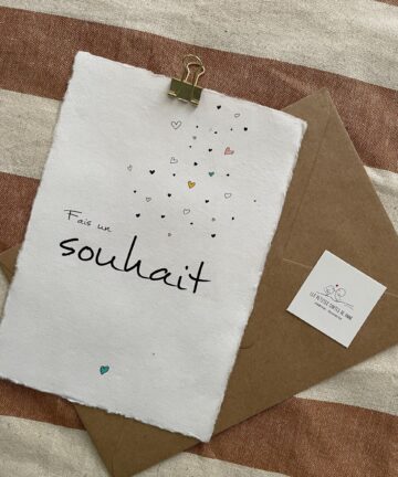 Affiche A5 Souhait "Fais un souhait"