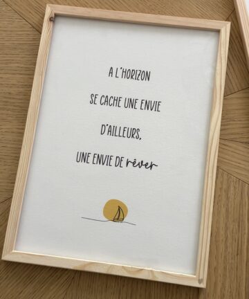 Affiche "A l'horizon"