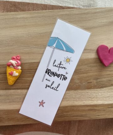 Marque-Page "Lecture Bronzette"