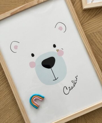 Affiche "Ours Câlin"