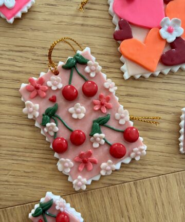 Suspension Médium "Cerises"